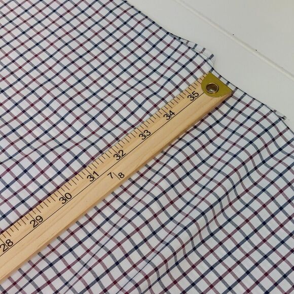 Ralph Lauren Performance Shirt Men's 3XLT Windowpane Blue Maroon Nylon - Picture 11 of 11